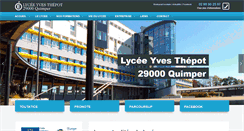 Desktop Screenshot of lycee-thepot.org